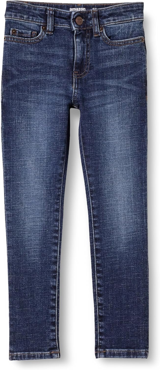 Amazon Essentials Boys' Stretch Slim-Fit Jeans