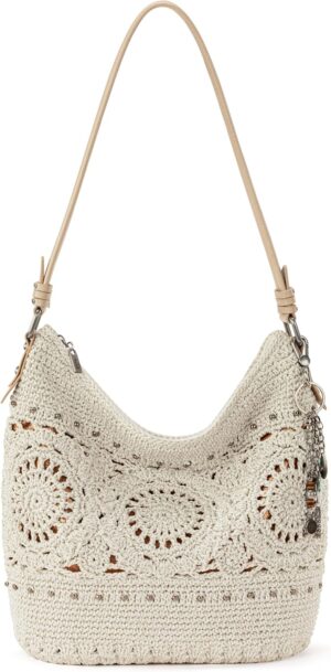 The Sak Sequoia Hobo Bag in Hand-Crochet, Soft & Slouchy Silhouette, Timeless & Elevated Design