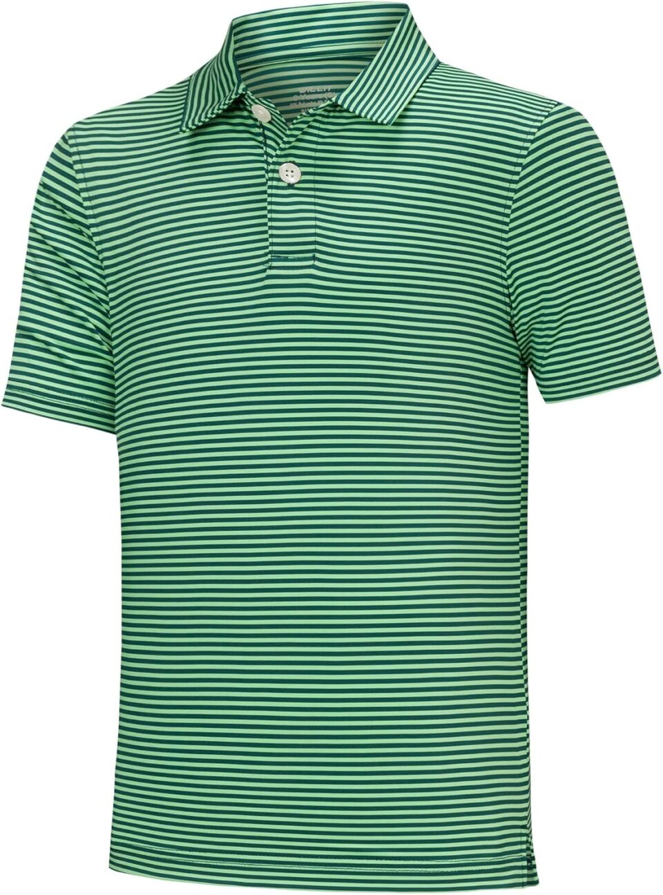 Willit Boys' Golf Polo Shirts Short Sleeve Striped Performance Youth Athletic Shirts Kids Quick Dry Polos