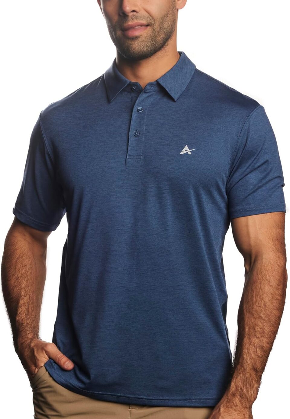 Arctic Cool Men’s Polo Instant Cooling Moisture Wicking Performance UPF 50+ Short Sleeve Polo