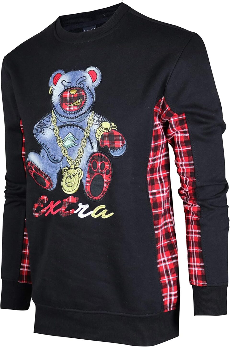 SCREENSHOT CREWNECK 9102 Mens Urban Hip Hop Premium Fleece - Pullover Activewear Street Fashion Crew Neack Sweatshirt