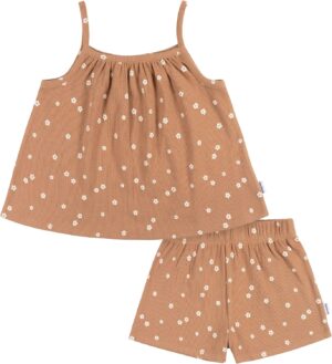 Gerber baby-girls Toddler Sleeveless Tank Top and Shorts Set