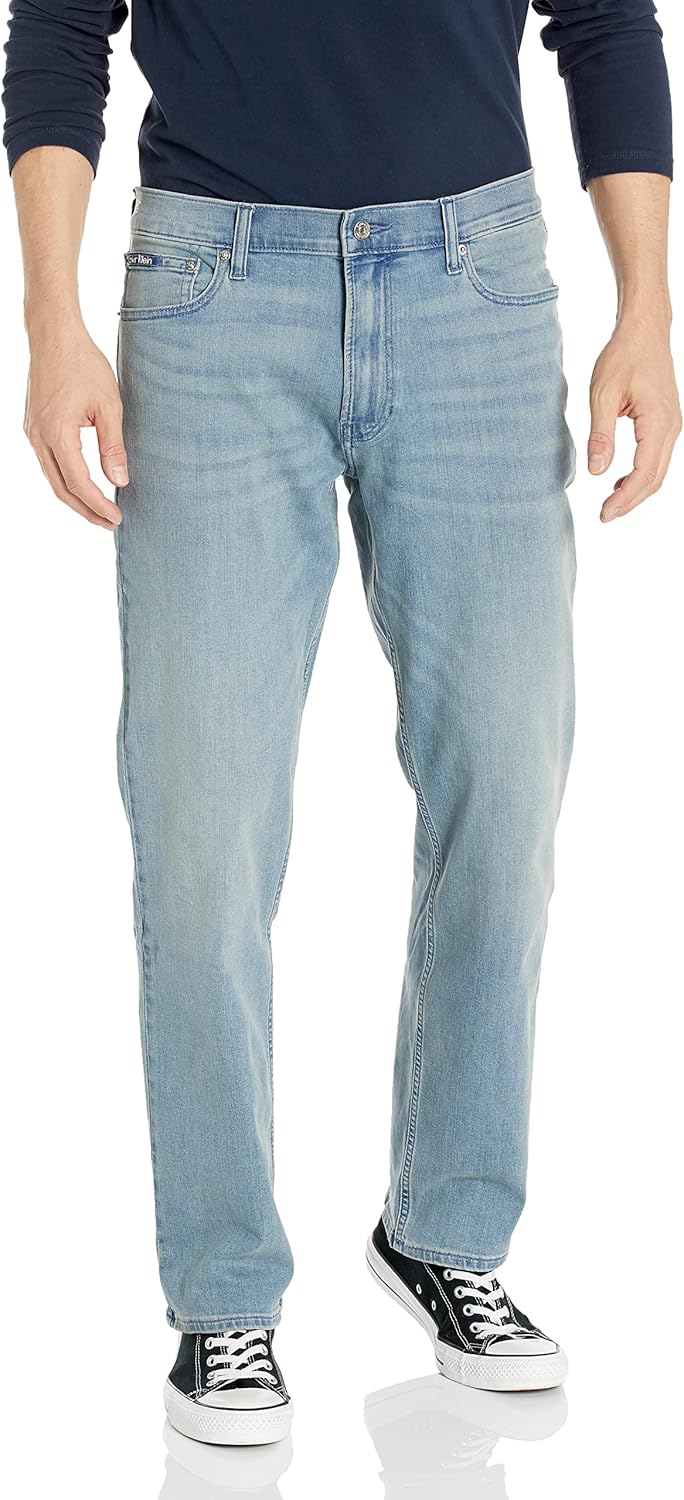 Calvin Klein Men's Straight High Stretch Jeans