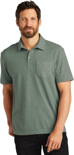 Port Authority C-Free Cotton Blend Pique Pocket Polo