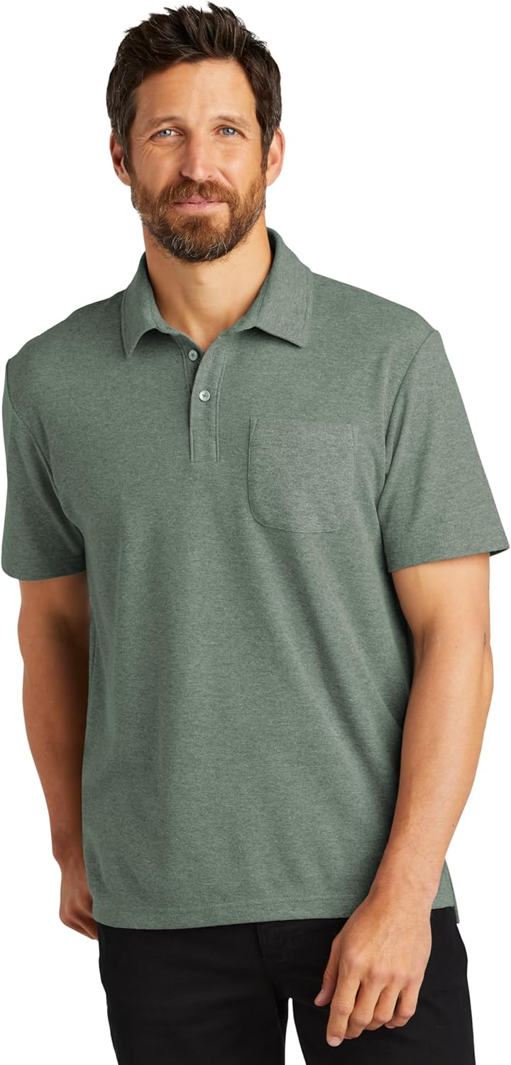 Port Authority C-Free Cotton Blend Pique Pocket Polo