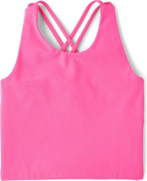 The Children's Place Girls' Atheletic Sleeveless Tank Tops