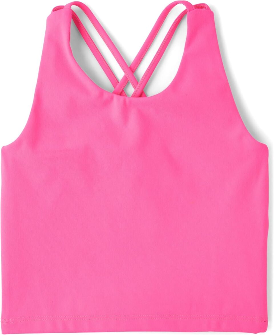 The Children's Place Girls' Atheletic Sleeveless Tank Tops
