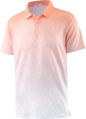 APTRO Mens Polo Shirt Short Sleeve Performance Golf Shirts Moisture Wicking Dry Fit Casual Quick-Dry T-Shirt