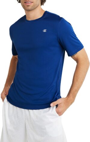 Champion Men's T-shirt, Sport Tee, Moisture Wicking, Anti Odor, Athletic T-shirt for Men (Reg. Or Big & Tall)