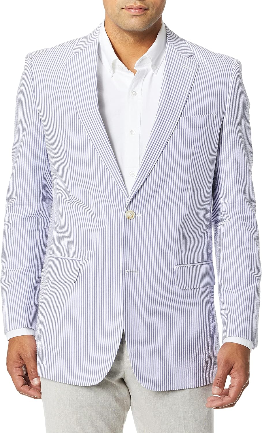 Palm Beach Men's Brock Seersucker Suit Separate Jacket