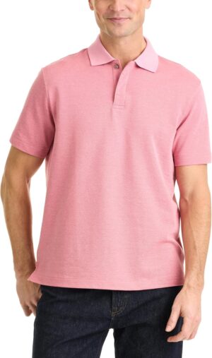 Van Heusen Men's Essential Stain Shield Pique Polo