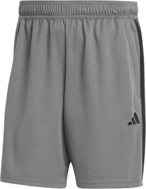 adidas Men's Train Essentials Piqué 3-Stripes Shorts