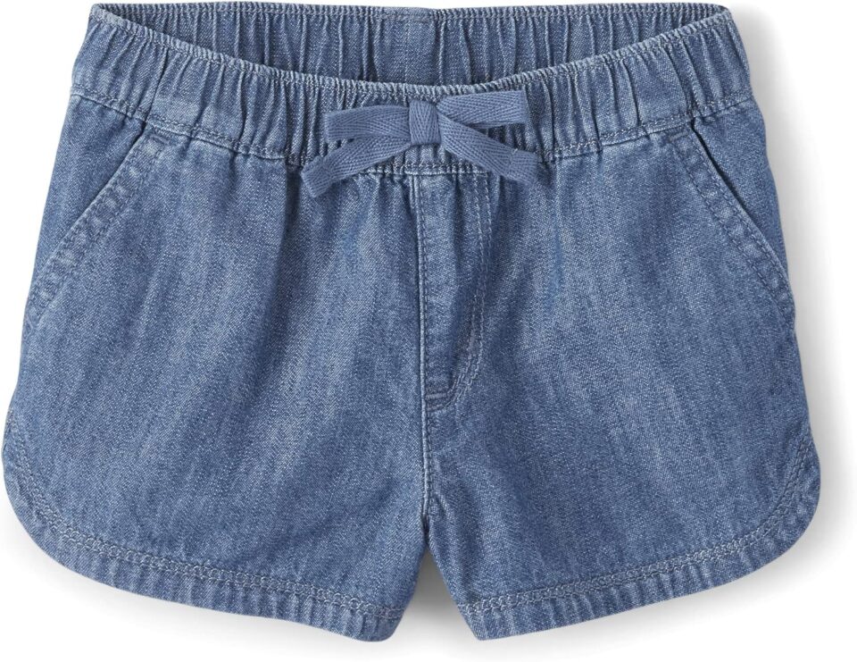 The Children'S Place Baby-Girls And Toddler Pull On Chambray Shorts